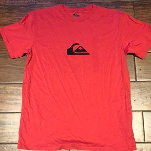 Quiksilver mens red logo t-shirt. XXL